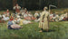 Moissonneurs au repos - Wincenty Wodzinowski — weergave van het kunstwerk