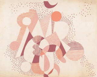 Winold Reiss - Design for an unidentified project Color study of an abstract theme.webp