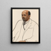 W. E. B. Du Bois - Winold Reiss | Schilderij — ingelijst kunstwerk aan de muur