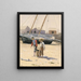 Een mandje met mosselen - Winslow Homer — ingelijst kunstwerk aan de muur