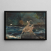 Een goede klap, Adirondacks - Winslow Homer — ingelijst kunstwerk aan de muur