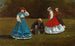 Scene van croquet - Winslow Homer — weergave van het kunstwerk