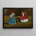 Scene van croquet - Winslow Homer — ingelijst kunstwerk aan de muur