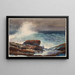 Marée Montante à Scarboro, Maine - Winslow Homer — ingelijst kunstwerk aan de muur