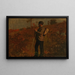 Man met een rugzak - Winslow Homer — ingelijst kunstwerk aan de muur