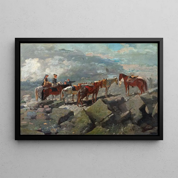 Mont Washington - Winslow Homer — ingelijst kunstwerk aan de muur
