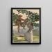 Op de omheining - Winslow Homer — ingelijst kunstwerk aan de muur