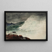 Prouts Neck Vage deining - Winslow Homer — ingelijst kunstwerk aan de muur