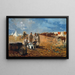 Regenachtige dag op de camping - Winslow Homer — ingelijst kunstwerk aan de muur