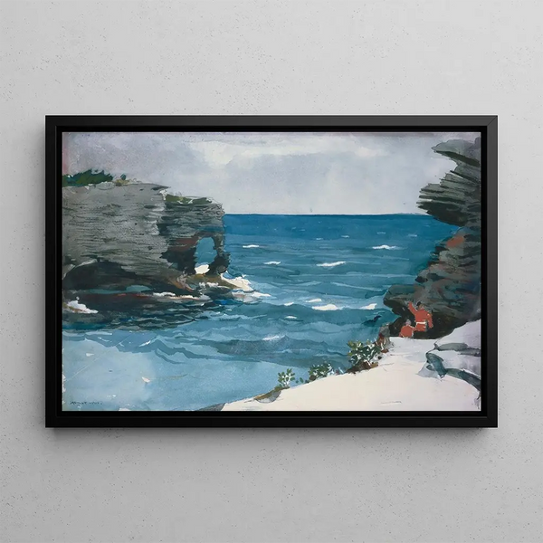 Winslow Homer - Rocky Shore Bermuda.webp