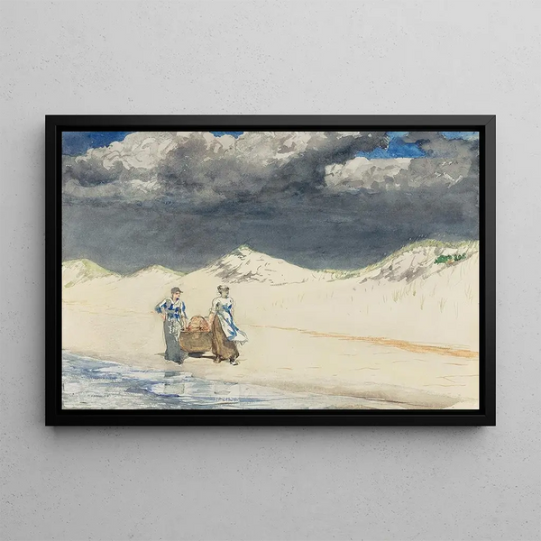 Zand en hemel - Winslow Homer — ingelijst kunstwerk aan de muur