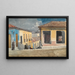 Straatscène in Santiago de Cuba - Winslow Homer — ingelijst kunstwerk aan de muur