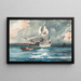 Sloop Nassau - Winslow Homer — ingelijst kunstwerk aan de muur