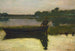 Zonsondergang - Winslow Homer — weergave van het kunstwerk