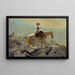 Het pad van de teugels Witte Bergen - Winslow Homer — ingelijst kunstwerk aan de muur