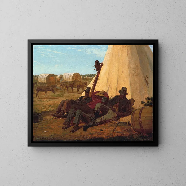 Le Bon Côté - Winslow Homer — ingelijst kunstwerk aan de muur