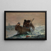 Het Haringnet - Winslow Homer — ingelijst kunstwerk aan de muur