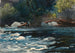 De snelle rivier de Hudson Adirondacks - Winslow Homer — weergave van het kunstwerk