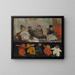 Poppen - Witold Wojtkiewicz — ingelijst kunstwerk aan de muur
