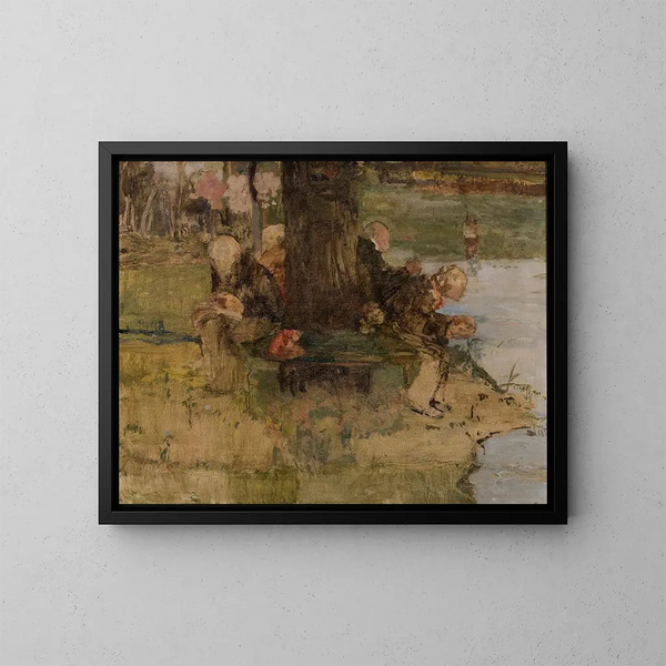 Vegetation - Witold Wojtkiewicz — framed artwork on a wall