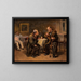 Conversation - Włodzimierz J. Makowski — ingelijst kunstwerk aan de muur