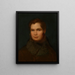 Zelfportret - Wojciech Korneli Stattler — ingelijst kunstwerk aan de muur