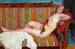 Model - Wojciech Weiss — weergave van het kunstwerk