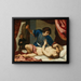 Tarquin en Lucretia - Atelier van Felice Ficherelli — ingelijst kunstwerk aan de muur