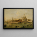 Venise, de Dogana en Santa Maria della Salute - Atelier van Francesco Guardi — ingelijst kunstwerk aan de muur