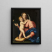 van het Madonna en Kind schilderij - Atelier van Giovanni Battista Salvi — ingelijst kunstwerk aan de muur