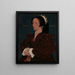 Lady Lee Margaret Wyatt née circa 1509 - Atelier van Hans Holbein de Jonge — ingelijst kunstwerk aan de muur