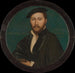 Portret van een man, Sir Ralph Sadler - Atelier van Hans Holbein de Jonge — weergave van het kunstwerk