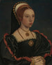 Portret van een jonge vrouw - Atelier van Hans Holbein de Jonge — weergave van het kunstwerk