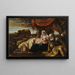 Het Mystieke Huwelijk van Sint Catharina - Atelier van Jacopo Bassano — ingelijst kunstwerk aan de muur