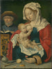 Heilige Familie - Atelier van Joos van Cleve — weergave van het kunstwerk