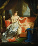 L'impératrice Marie-Louise waakt over de slapende koning van Rome - Atelier van Joseph Franque — weergave van het kunstwerk