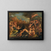 Bacchanale met de dronken Silenus - Atelier van Luca Giordano — ingelijst kunstwerk aan de muur