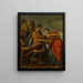 Rebecca en Eliezer bij de put - Atelier van Ottavio Vannini — ingelijst kunstwerk aan de muur