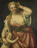 Venus en Cupido - Atelier van Paolo Veronese — weergave van het kunstwerk
