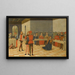 Salomé Presentatie van het hoofd van Johannes de Doper aan koning Herodes - Atelier van de broers Erri — ingelijst kunstwerk aan de muur