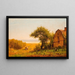 Een huis aan de kust - Worthington Whittredge — ingelijst kunstwerk aan de muur