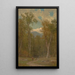 Landschapsschilderij - Worthington Whittredge — ingelijst kunstwerk aan de muur