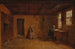 van een zondagmorgen in New England, geschilderd door Eastman Johnson - Worthington Whittredge — weergave van het kunstwerk