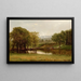 Le Baptême - Worthington Whittredge — ingelijst kunstwerk aan de muur