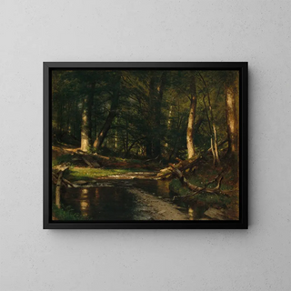 Worthington Whittredge - The Brook in the Woods.webp