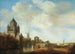Landschap met de Kleine Houten Poort in Haarlem - Wouter Knijff — weergave van het kunstwerk