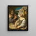 Pastoraal amusement - Wouter Pietersz. Crabeth II — ingelijst kunstwerk aan de muur