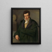 Portret van Paulus Joseph Gabril - Woutherus Mol — ingelijst kunstwerk aan de muur
