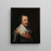 Portret van Ernst Casimir I 1573-1632 Graaf van Nassau-Dietz - Wybrand de Geest — ingelijst kunstwerk aan de muur