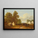 Studie voor de kampement van de cavalerie van kolonel Rush - Xanthus Russell Smith — ingelijst kunstwerk aan de muur